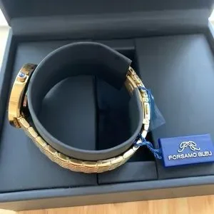 Porsamo Bleu Serena Luxury Women’s Crystal Set Bezel Stainless Steel Watch 1002CCES_200x.jpg?v=1621456486 main image 2